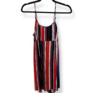 NWT Knot Sisters Mini Dress - S - Multicolor - Back Tie Detail